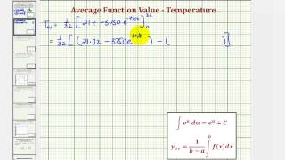 Ex: Integration Application - Average Value to Determine Average Coffee Temperature