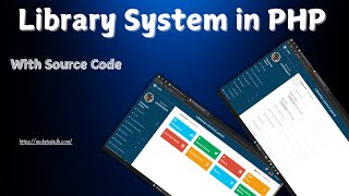 Library Management System in PHP || PHP Project With Source Code ||