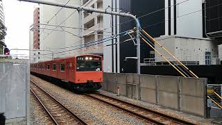 ゆめ咲線ユニバーサルシティ駅201系入線その2