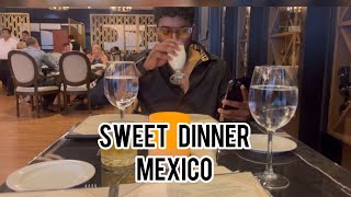 Mexico - swt dinner - French restaurant- outfit ❤️🇲🇽