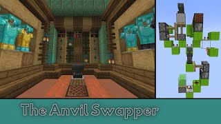 How to Build an Automatic Anvil Swapper - [Simple \u0026 Practical Redstone Creations for Your Base]