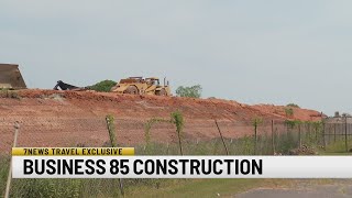 Local businesses feeling impact from detours along Business 85