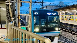 東京メトロ15000系 62F 各駅停車三鷹行き 中野駅到着