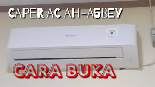 CARA BUKA COPER  AC SHARP  AH-A5BEY