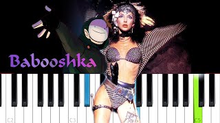 Kate Bush - Babooshka  (Piano Tutorial)