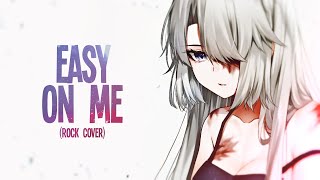 Nightcore - Easy On Me (Rock Version) (Lyrics)