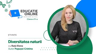 Științe, clasa a IV-a, Diversitatea naturii