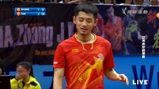 170416 无锡亚锦赛 男单4強 张继科 ZHANG JIKE vs 樊振东 FAN ZHEN DONG