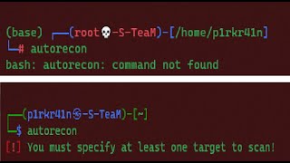root : command not found