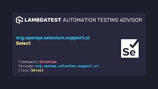org openqa selenium support ui Select with examples