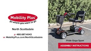 Pride GoGo Sport 4-Wheel - Easy Instructions for Assembly \u0026 Disassembly