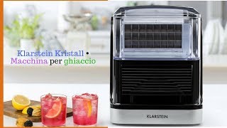 🍋🍅Klarstein Kristall | Macchina per ghiaccio | Sistema di ricircolo