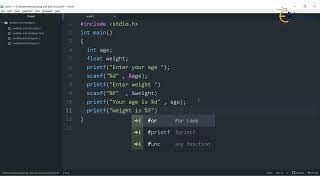 Basics of scanf | Input/Output and Math Operators in C | Data Structure Using C