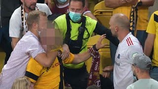 Toni Leistner fight against Dynamo Dresden fan