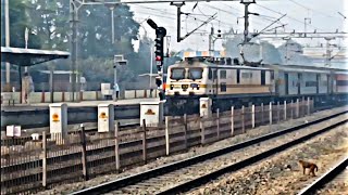 Rewa express with gzb wap 7 skipping naini Junction #railway #viralvideo