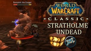 Stratholme Undead Dungeon Run | WoW Classic Gameplay | Priest