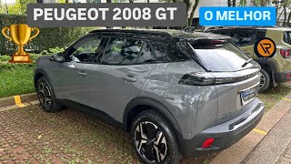 🏆 Detalhamento Peugeot 2008 GT T200 TURBO 200 2025 l Teste de Longa Duração