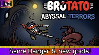 Brotato Live! Continuing the D5 Abyss runs, but with bros I've not played before!