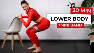 20 MIN INTENSE MINI BAND WORKOUT - Lower Body Barre Workout