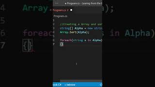 How to sort a array alphabetically C#