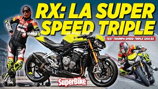 TRIUMPH SPEED TRIPLE 1200 RX: THE TRACK TEST - A 3-CYLINDER RACE REPLICA… WITHOUT FAIRINGS!