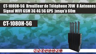 ╔► ✅ ✅ Brouilleur de Téléphone 70W  8 Antennes jusqu'à 60m