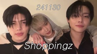 [앤팀/&TEAM/エンティーム] 241130 Shoppingz 위버스 라이브 요약 | 마키 하루아 니콜라스 andteam