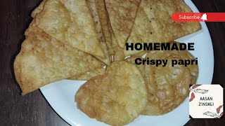 Homemade Papri Commercial Recipe|Make & Store Papri For Chat With Complete Guidance By Aasan Zindagi