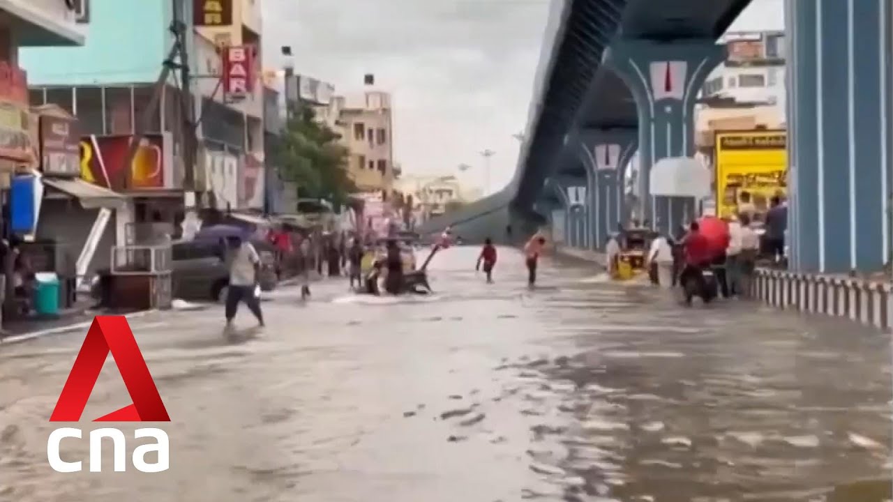 At Least 12 Killed As Cyclone Michaung Makes Landfall In India's Andhra ...