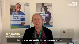 CDDFT Christmas message - Sue Jacques, CEO