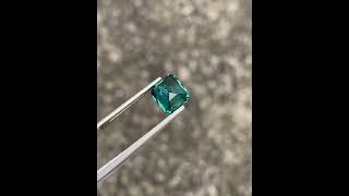 2.12 carats | Lagoon Blue Tourmaline Stone Cushion Cut Afghan Gemstone #blue #tourmaline #gemstone