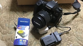 一眼レフの充電器がやってきた！！ EOS 8000D