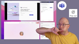 NEW in Teams meetings. Pop-out just about anything