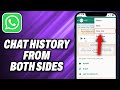 How To Delete WhatsApp Chat History From Both Sides