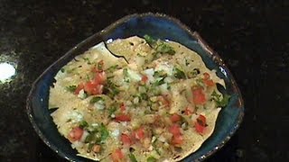 Masala Papad - Indian Appetizer Recipes