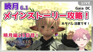 【 FF14 ネタバレ注意 】暁月編２９日目！6.1を進めていきます！【 舞戸メグル / Vtuber 】