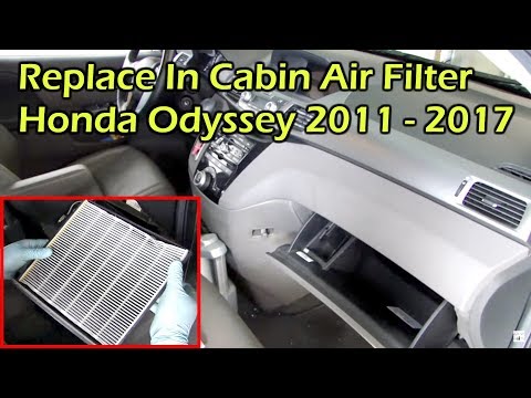 Honda Odyssey Change In Cabin Air Filter ( 2011 - 2017 ) Honda Odyssey Change In Cabin Air Filter ( 2011 - 2017 )