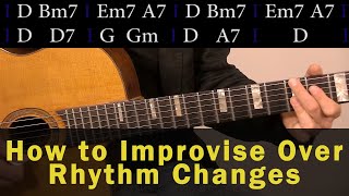 How to Improvise Over Rhythm Changes - Learn Jazz Guitar Soloing Online | GypsyAndJazz.com