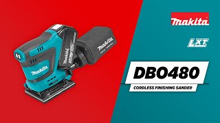 LXT - DBO480 - Cordless finishing sander