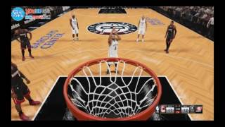 NBA2K15终极联盟 詹姆斯韦德欧文对阵篮网三剑客