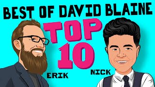 DAVID BLAINE'S Best Magic Tricks!!! Top 10 David Blaine Magic Tricks