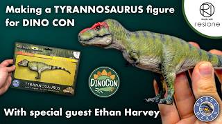 Making an accurate TYRANNOSAURUS figure for Dino Con with paleontologist Ethan Harvey. Dino Con EP 1