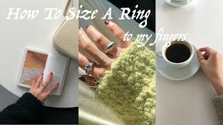 초간단 악세사리 꿀팁 💍⎟반지 사이즈 클 때 줄이는 법! (잠들어 있는 반지 다 꺼내서 사이즈 꼭 맞게 착용해요 우리!)