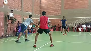 NAZEER LOKESH vs PURUSOTH SARAVANAN Men's Doubles Anitha Parthiban Badminton Tournament Thanjavur