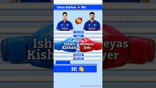 Ishan Kishan vs Shreyas Iyer Batting Comparison || 125 || #shorts #cricket #dreamcomparison