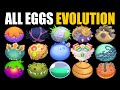 ALL Eggs Ethereal Workshop Evolution Wave 1-7 Monsters | My Singing Monsters