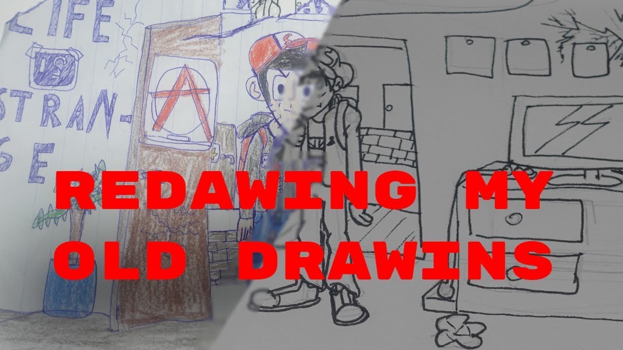 Revamping Vintage Artwork Redrawing Old Drawings Youtube