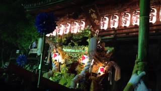 灘のけんか祭り 2013年10月14日 宵宮 中村 宮出し