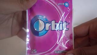 WRIGLEY'S ORBIT SUGARFREE BUBBLEMINT GUM