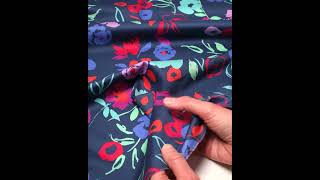 Minerva Exclusive Floral Expression Cotton Sateen Fabric